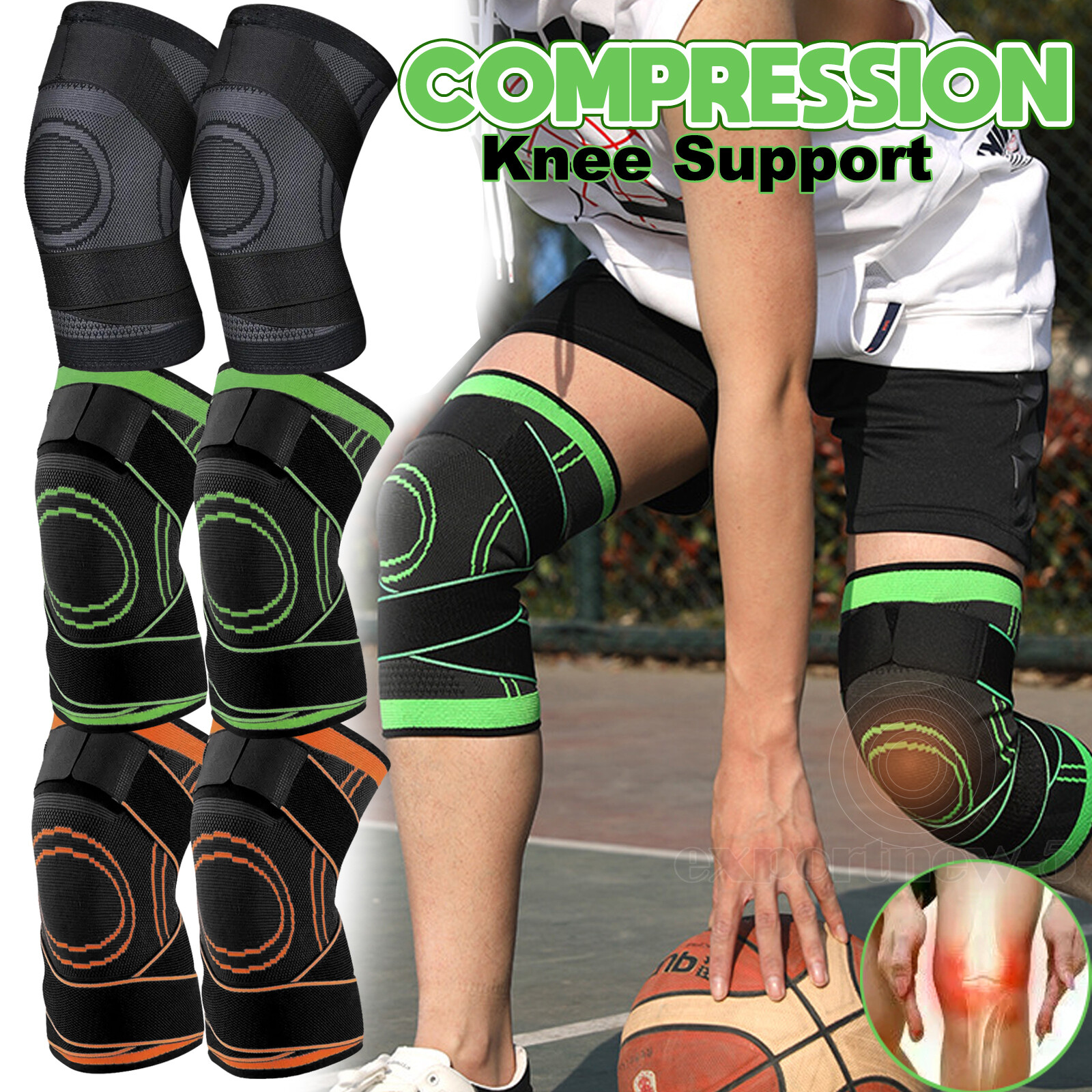 Rodillera Ortopedica Para Trabajo Gym Correr Dolor De Rodillas Rodilleras Sleeve