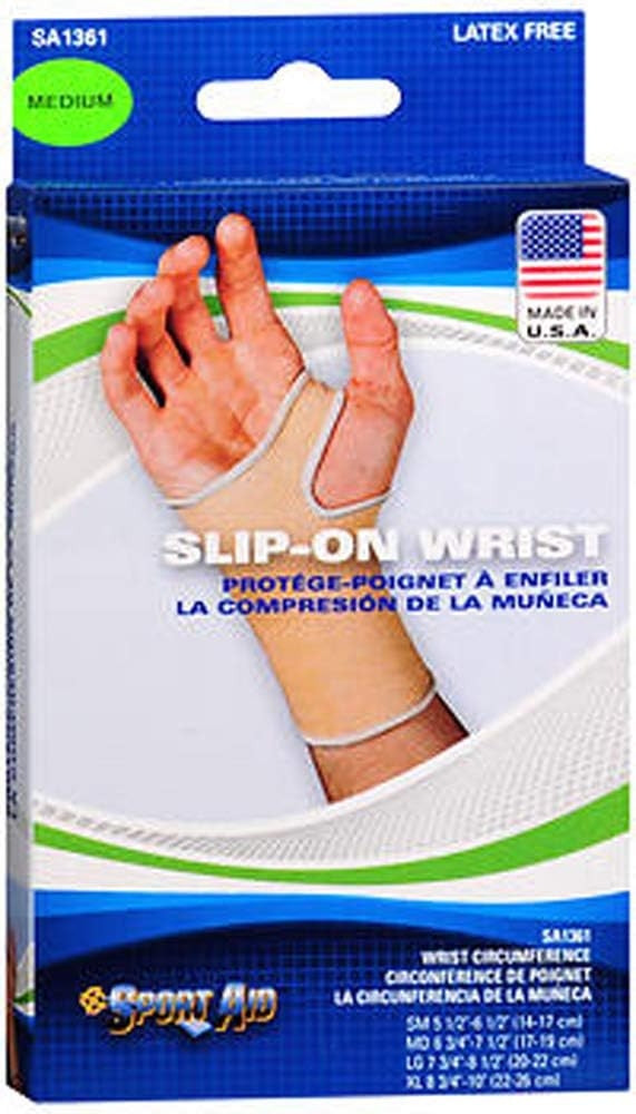 Sportaid Slip-On Wrist Beige Medium