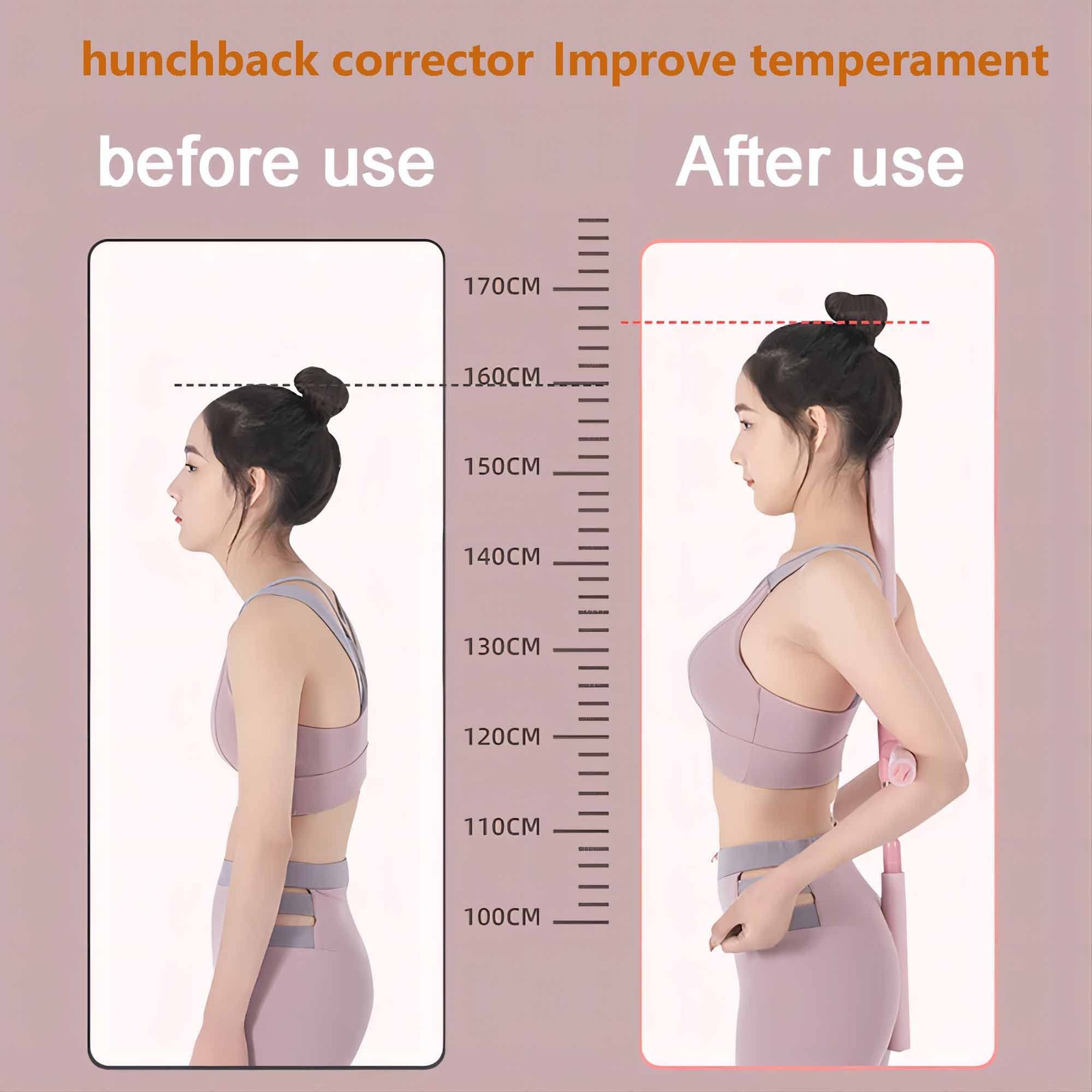 Adontze Back Brace and Posture Corrector for Women Men, One Size, Gray