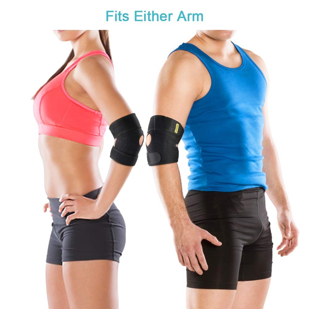 Elbow Brace, Adjustable Support with 1 Count (Pack of 1),
