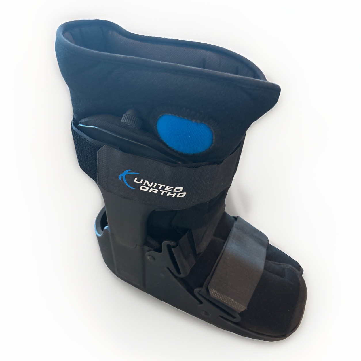 United Ortho USA14115 Short Air Cam Walker Fracture Boot, Medium, Black