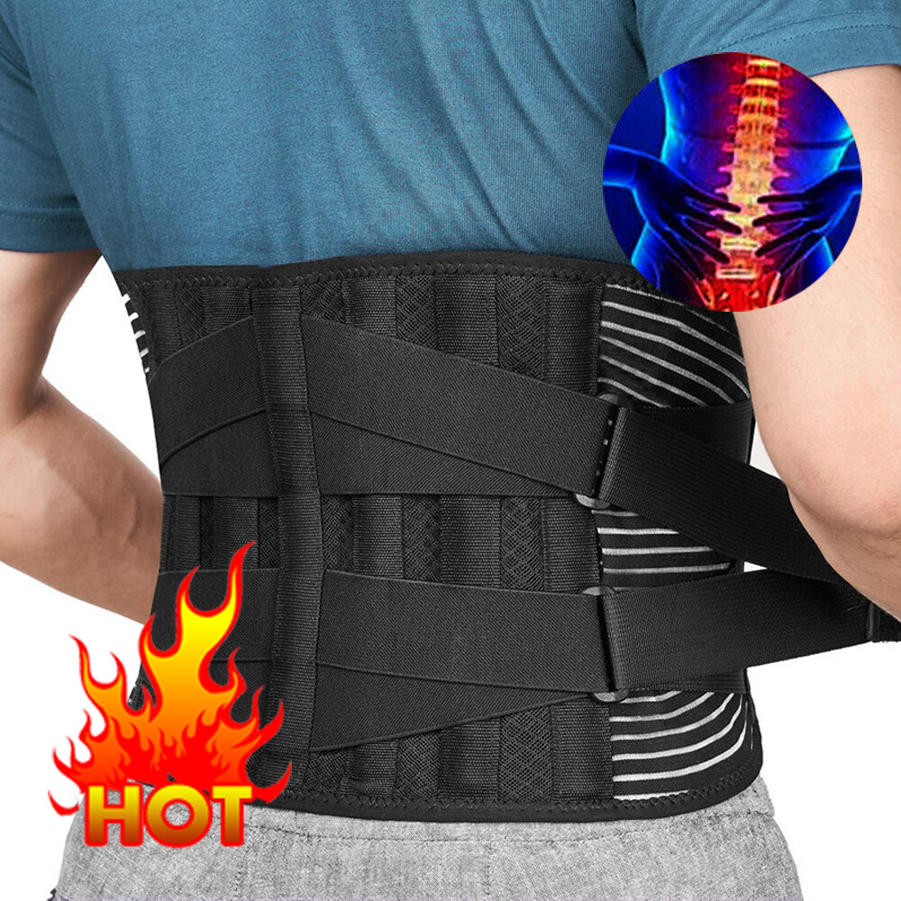 Lower Back Brace- Pain Relief Lumbar Support Waist Belt Men Women -US Seller