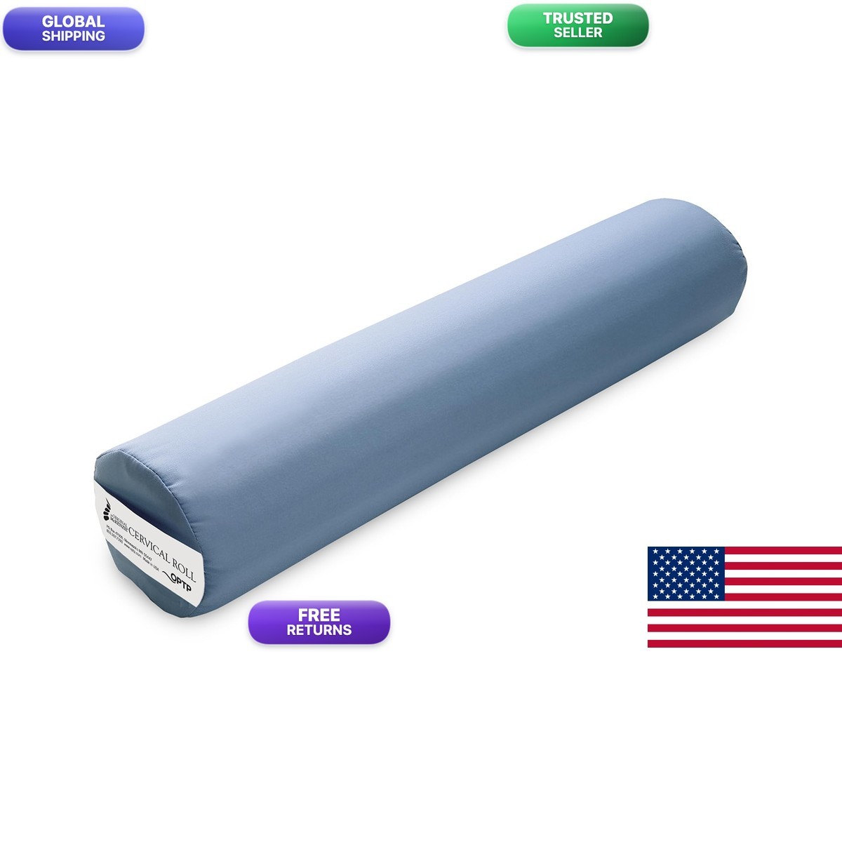 OPTP The Original McKenzie Cervical Roll 20″ Neck Support Pillow