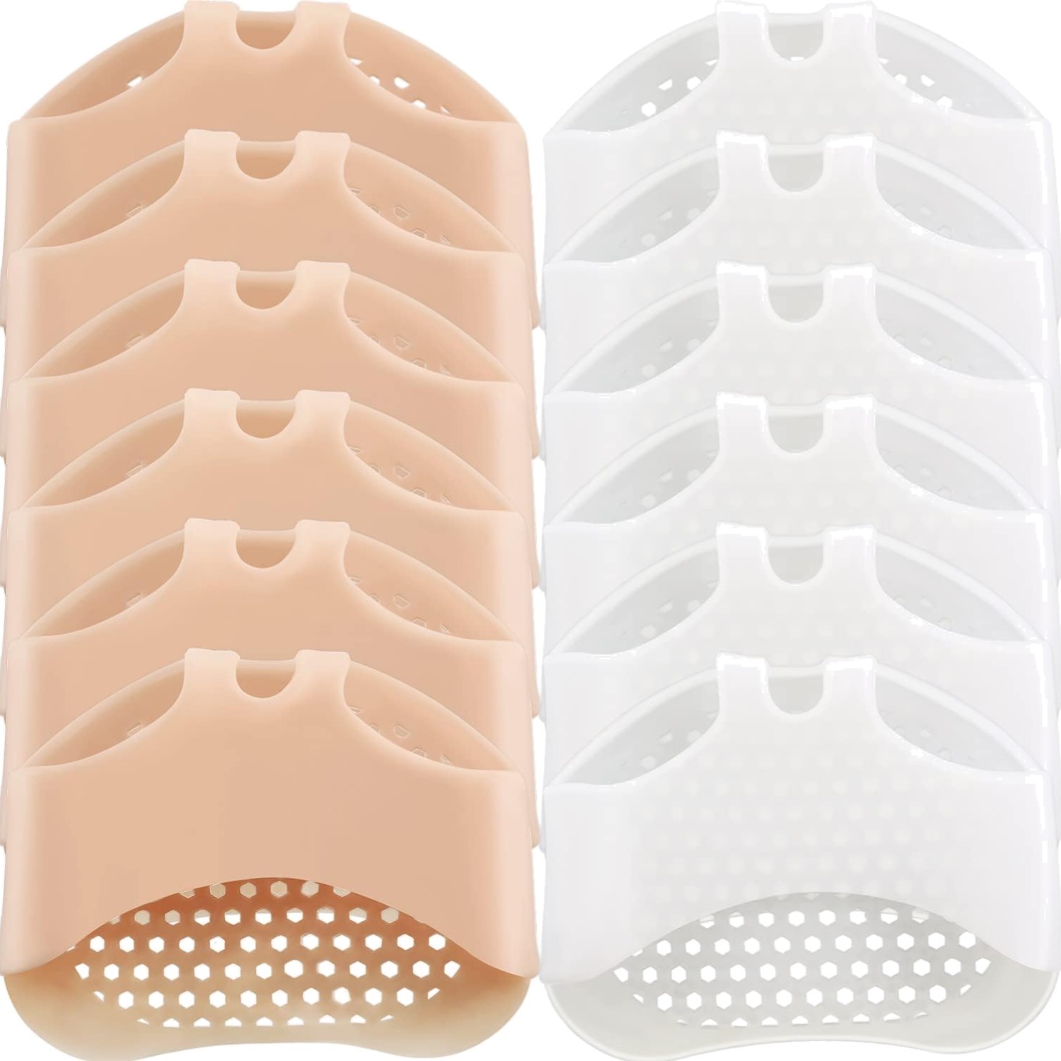 Silicone Forefoot Pad Metatarsal Cushions Ball of Foot 6 Pairs