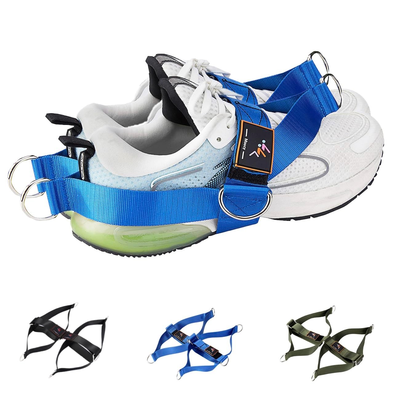 2 Pack Ankle Straps for Cable Machines – Foot Strap Fitness Attachments, Glute K