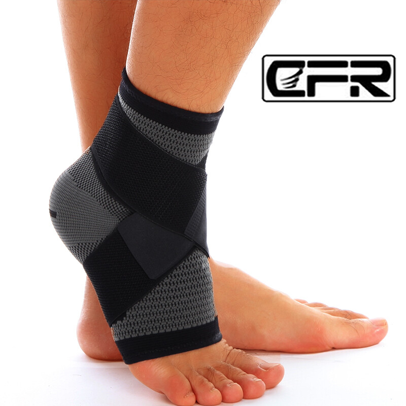 Ankle Support Brace Compression Adjustable Heel Stabilizer Foot Protector Strap