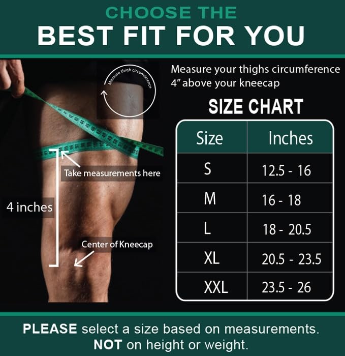 2 Pack Compression Knee Brace Support Sleeve Workout Sports Wrestling XLarge