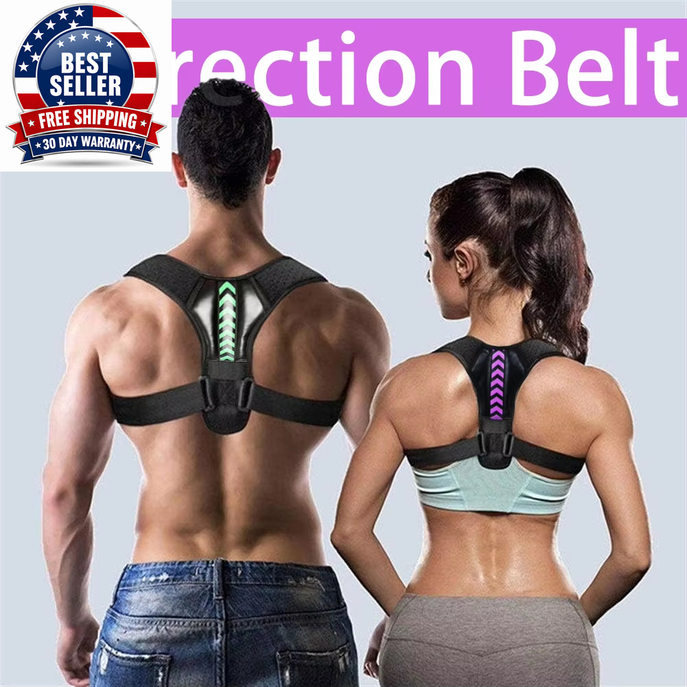 Adjustable Back Shoulder Posture Corrector Belt Clavicle Spine Support Reshape Y