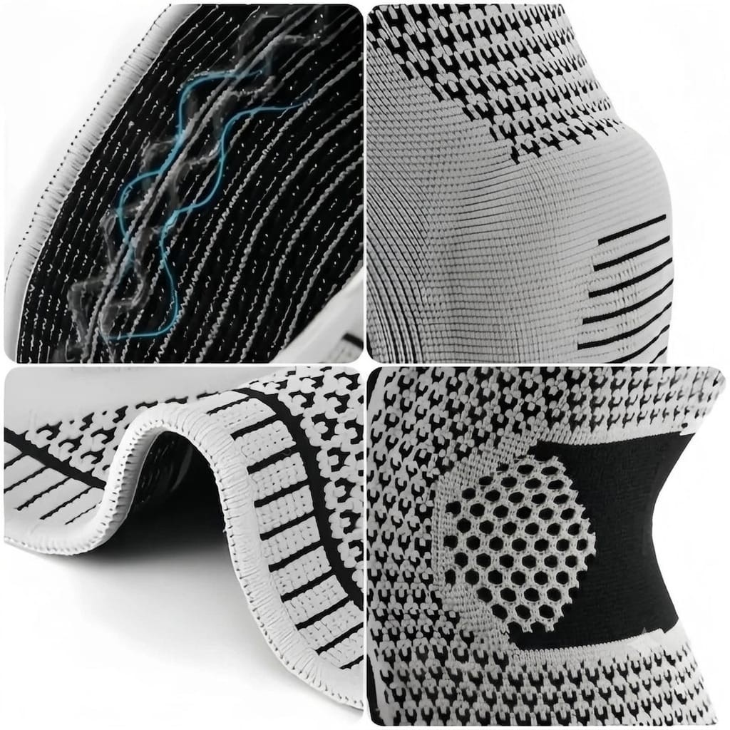 Knee Compression Sleeve Support Brace Running Gym Sports Men Women Unisex