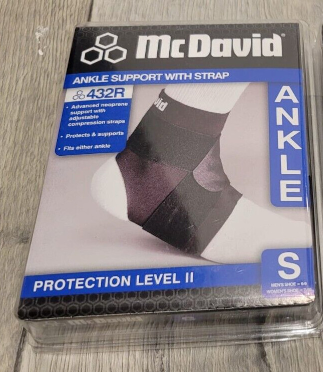 McDavid Ankle Support With Straps 432R Small-Men Shoes:6-9-Women:7-10