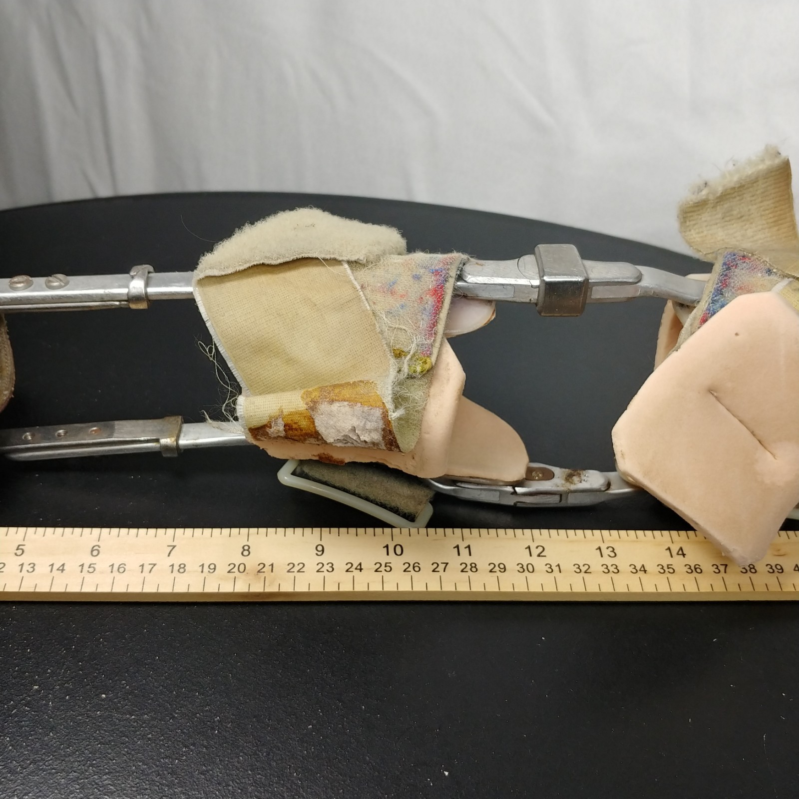 Childs Metal Right Leg Brace Orthotics for Stabilization Immobilization 80’s VTG