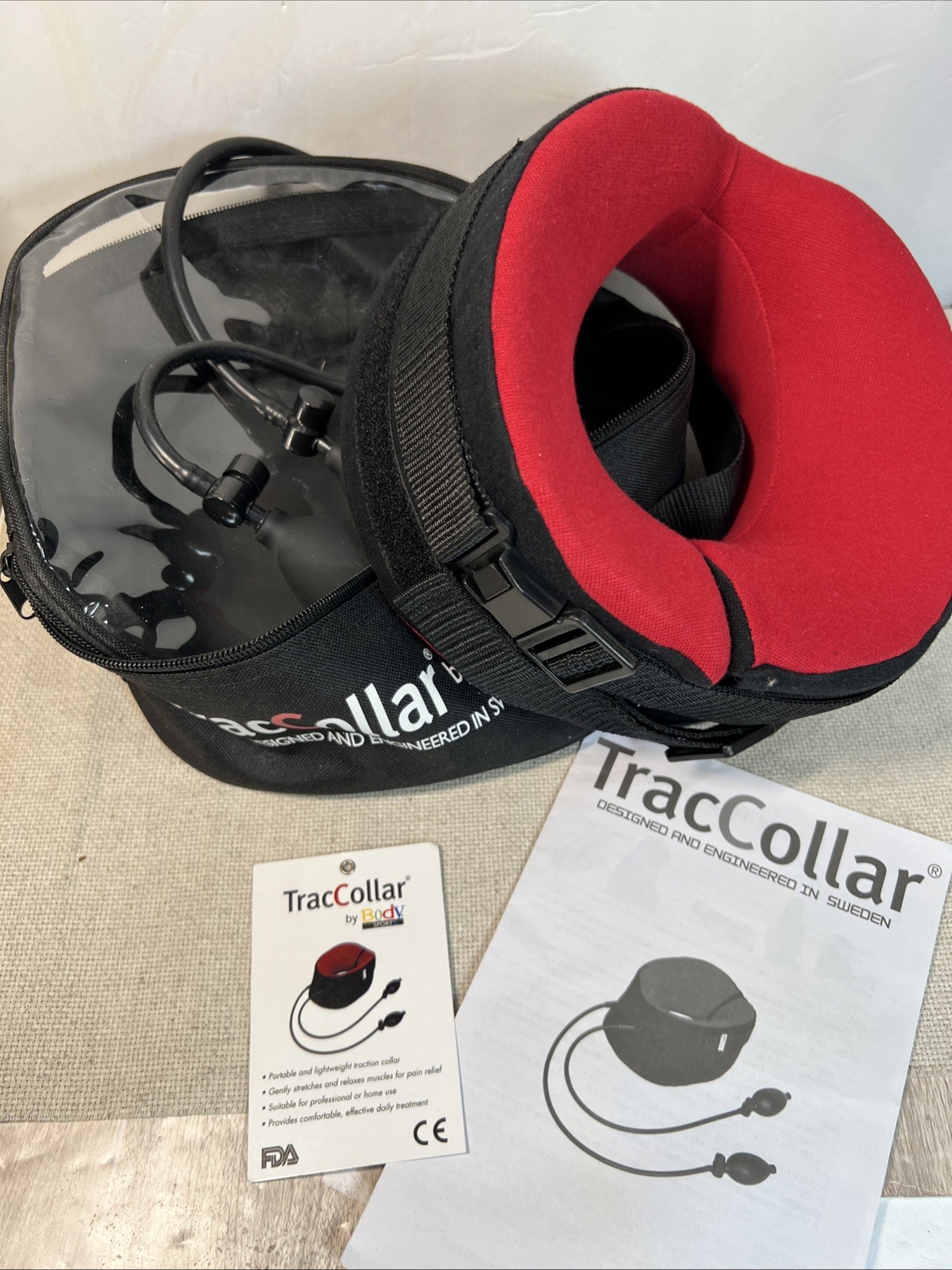 TracCollar Inflatable Cervical Traction, Small/Medium by Body Sport Sweden.