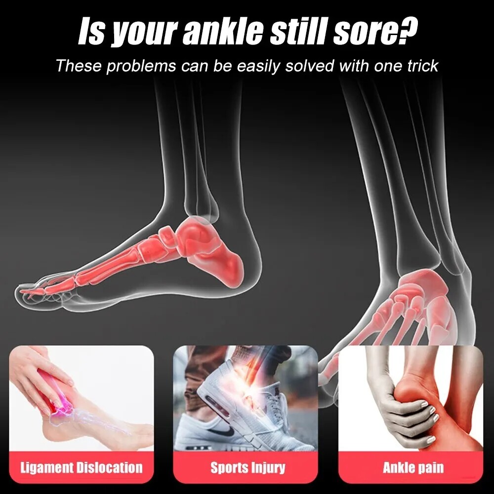 Ankle Support Compression Ankle Brace Elastic Sprain Strap Plantar Fasciitis Gym