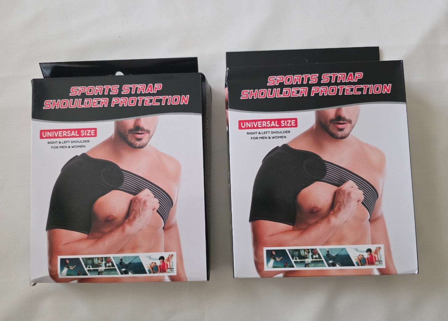 Adjustable Right Shoulder Brace Support Strap Wrap Belt Pain Injury Relief Band