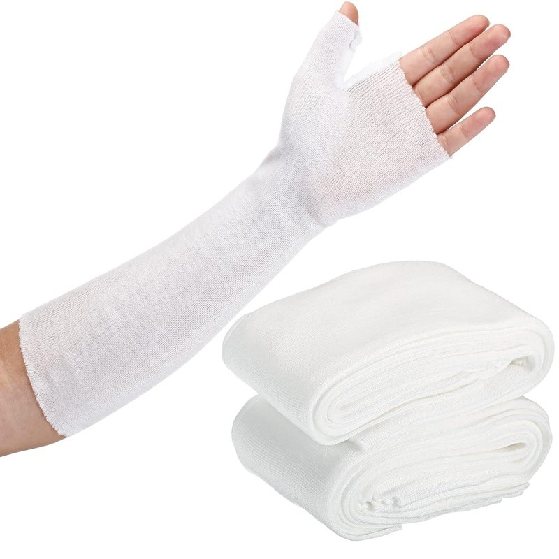 Elastic Arm Cast Cover Protector W/ Thumb Spica Stockinette 10 Pieces Washable