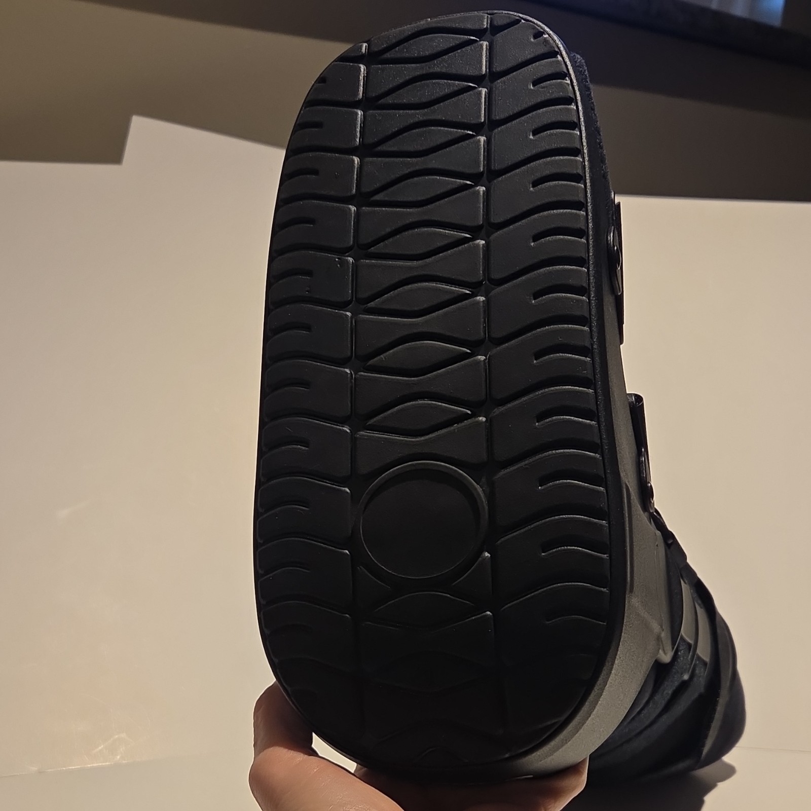 Breg Frac Walker Tall Air Cast Boot Large Adjustable Black Immobilization