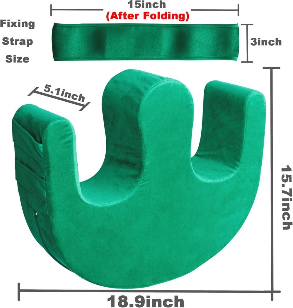 Bedridden Patient Turning Device with Fixing Strap Elderly Bed Rest Leg Pillow