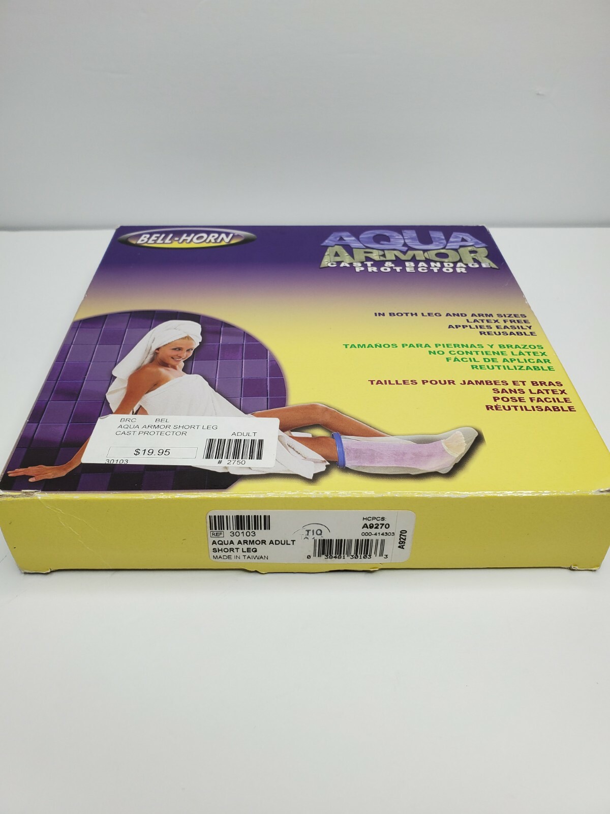 Aqua Armour Cast & Bandage Protector Adult Short Leg 23″