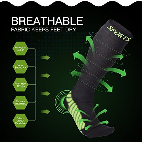 Men & Women Compression Socks Stockings by Pacearth Calf Leg Sports 20-30mmHg