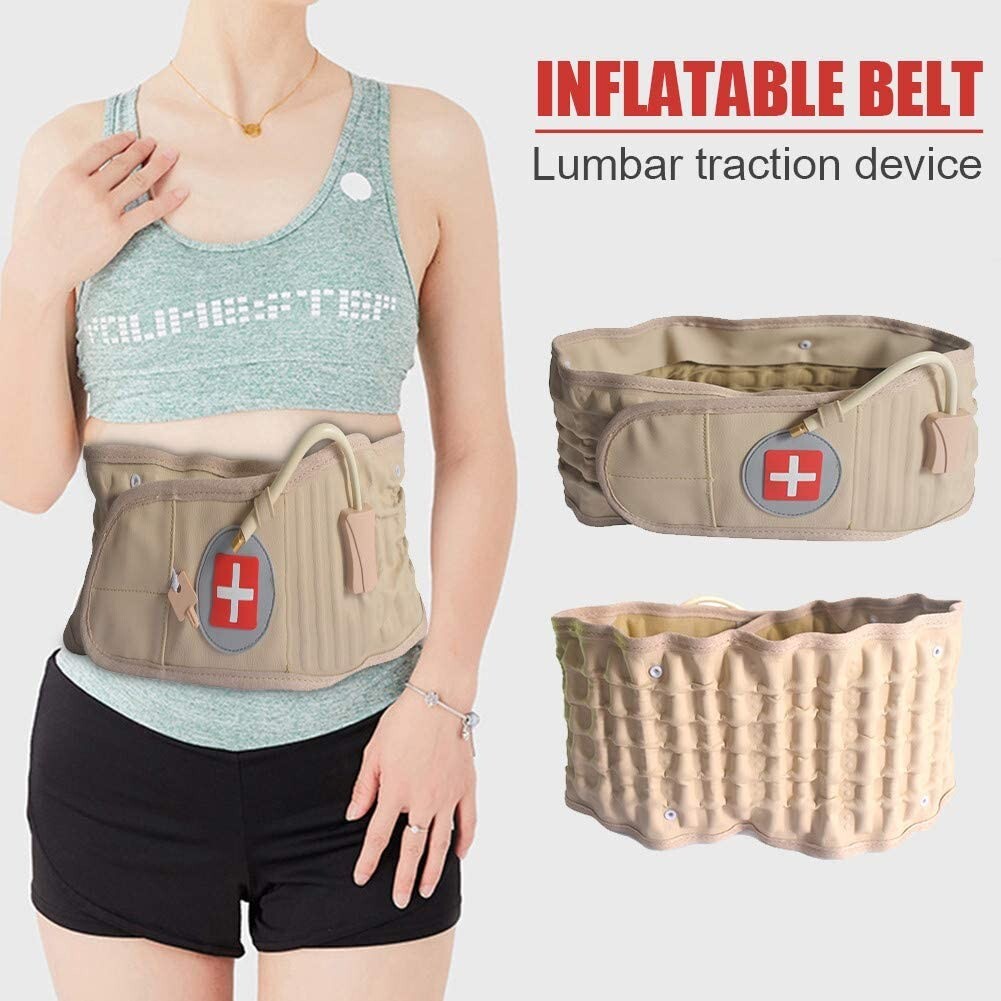 Decompression Brace Lumbar Belt Spinal Support Back Extender Belt Traction Tool