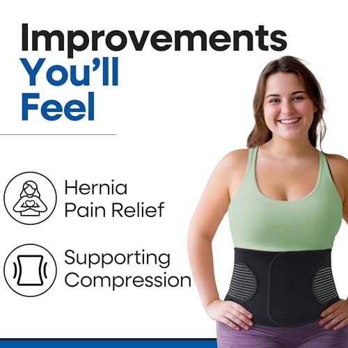 Hernia Belt for Men or Women – Plus Size Abdominal Binder Post Large / XL