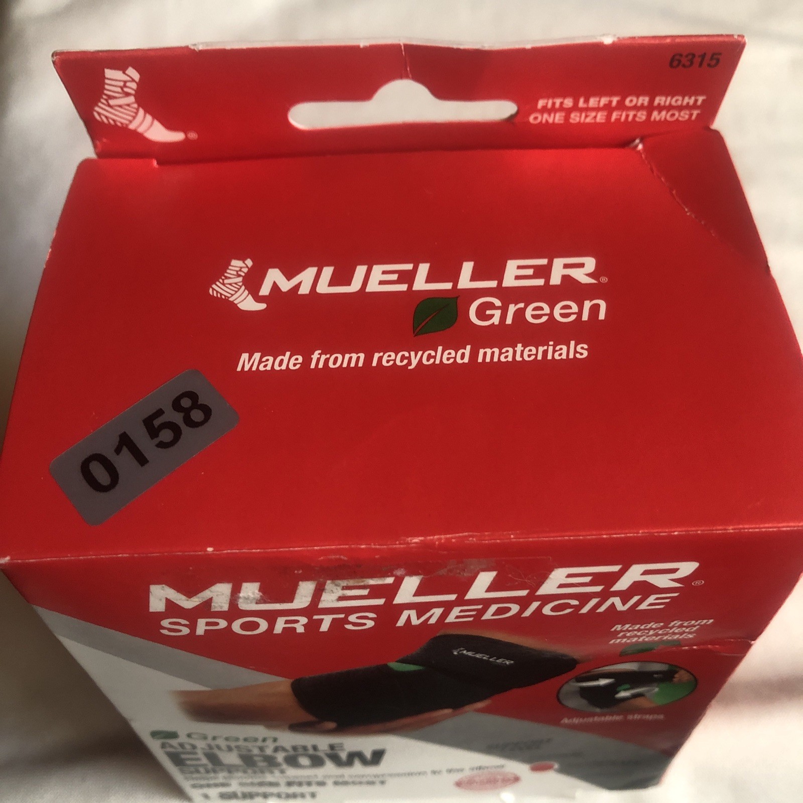 Mueller Adjustable Elbow Support, Black, One Size 6315