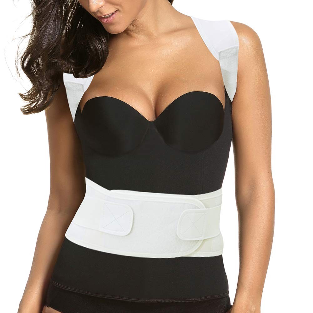 Thoracic Back Brace Posture Corrector – Magnetic Large (Pack of 1), Beige