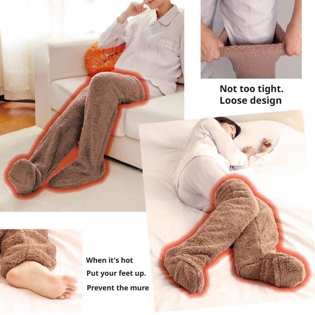 Winter Warm Women Slippers Shoes Thick Home Floor Socks Non Slip Fuzzy Socks]