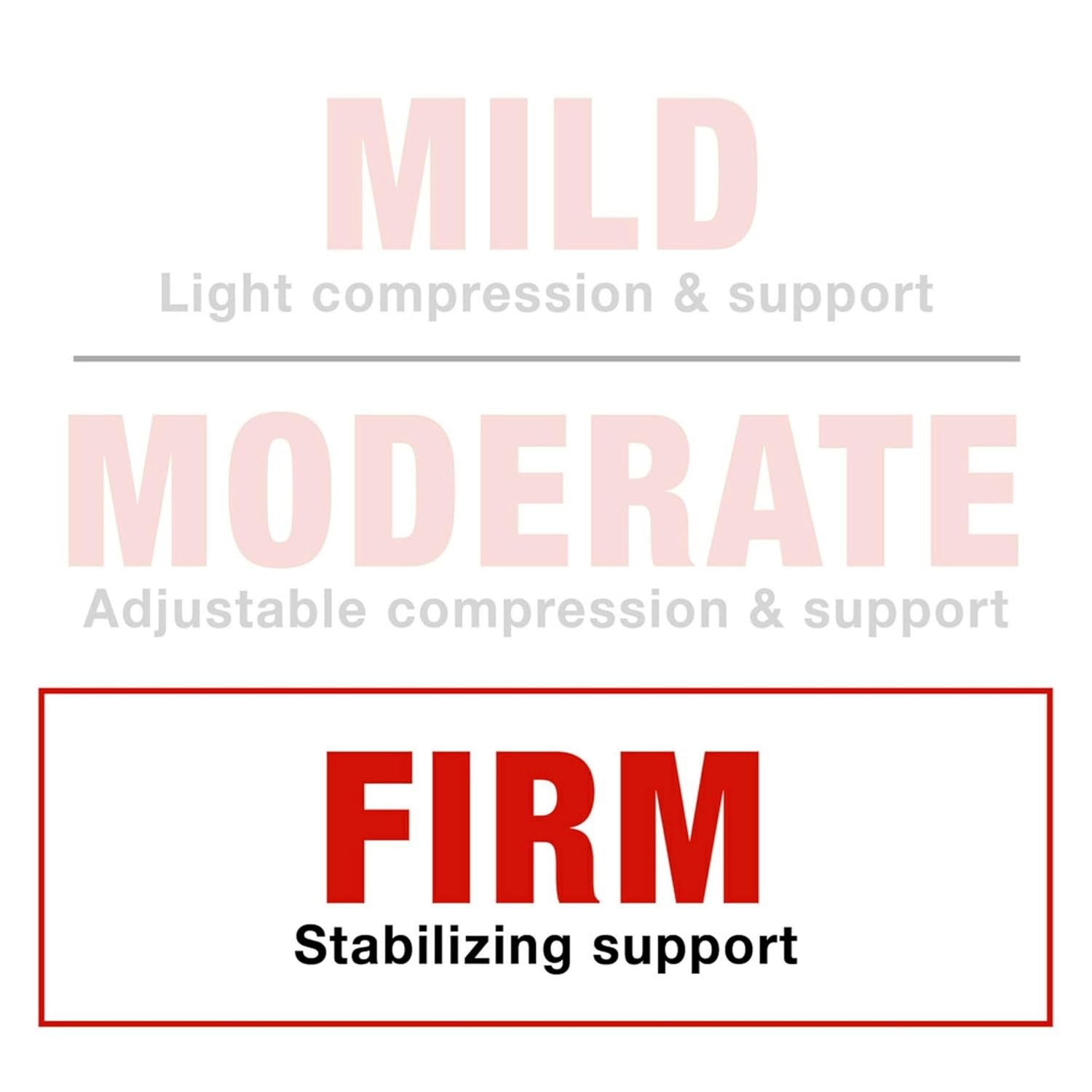 ACE Brand Adjustable Compression Knee Support with Stabilizers, Firm One Size