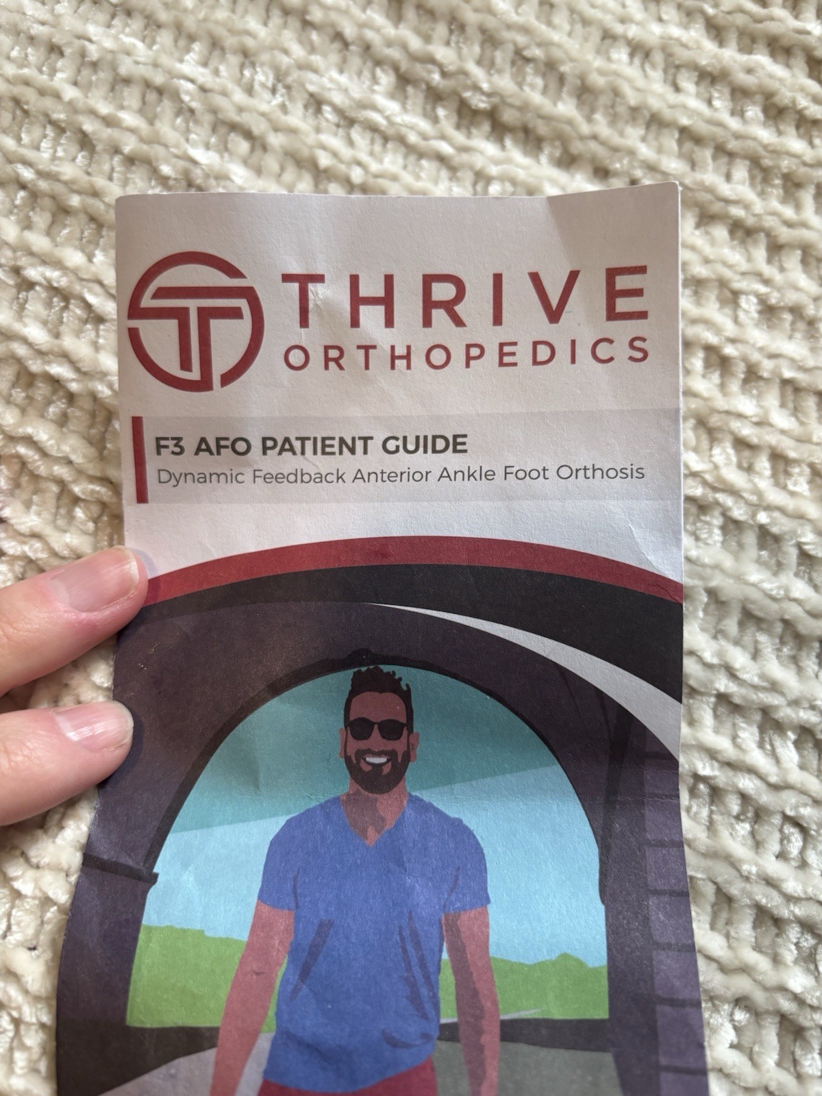 Thrive Orthopedics F3 Anterior Carbon Fiber AFO, Medium, Right, AMRT