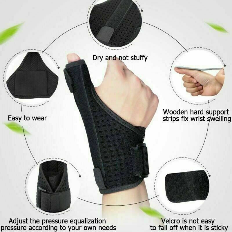 Medical Wrist Thumb Hand Spica Splint Support Brace Stabiliser Arthritis Brace