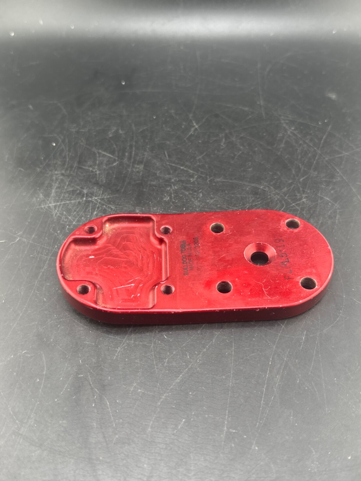 Prosthetic flexion plate component adapter part 5 degree flexion plate