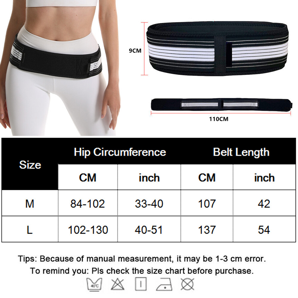 Sciatica Pelvis Lumbar Hip Pain Relief Lower Back Support Brace Men and Women
