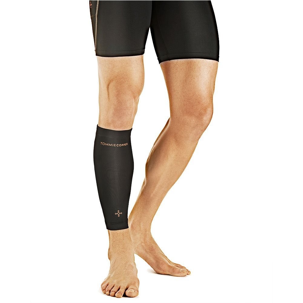 Tommie Copper Performance Calf Sleeve, Color: Black, Size: L (0205ur-0101-05-Mve