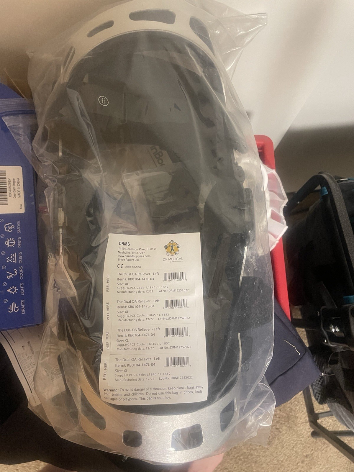 Dr Medical Knee Brace Pair XL Left Right