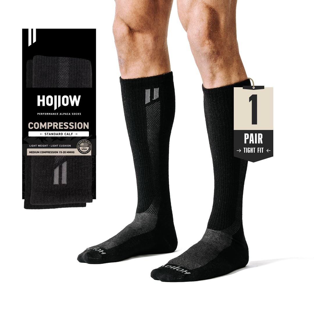 Alpaca Compression Socks for Women & Men – Standard Fit, 1520 mmHg – Circulat…