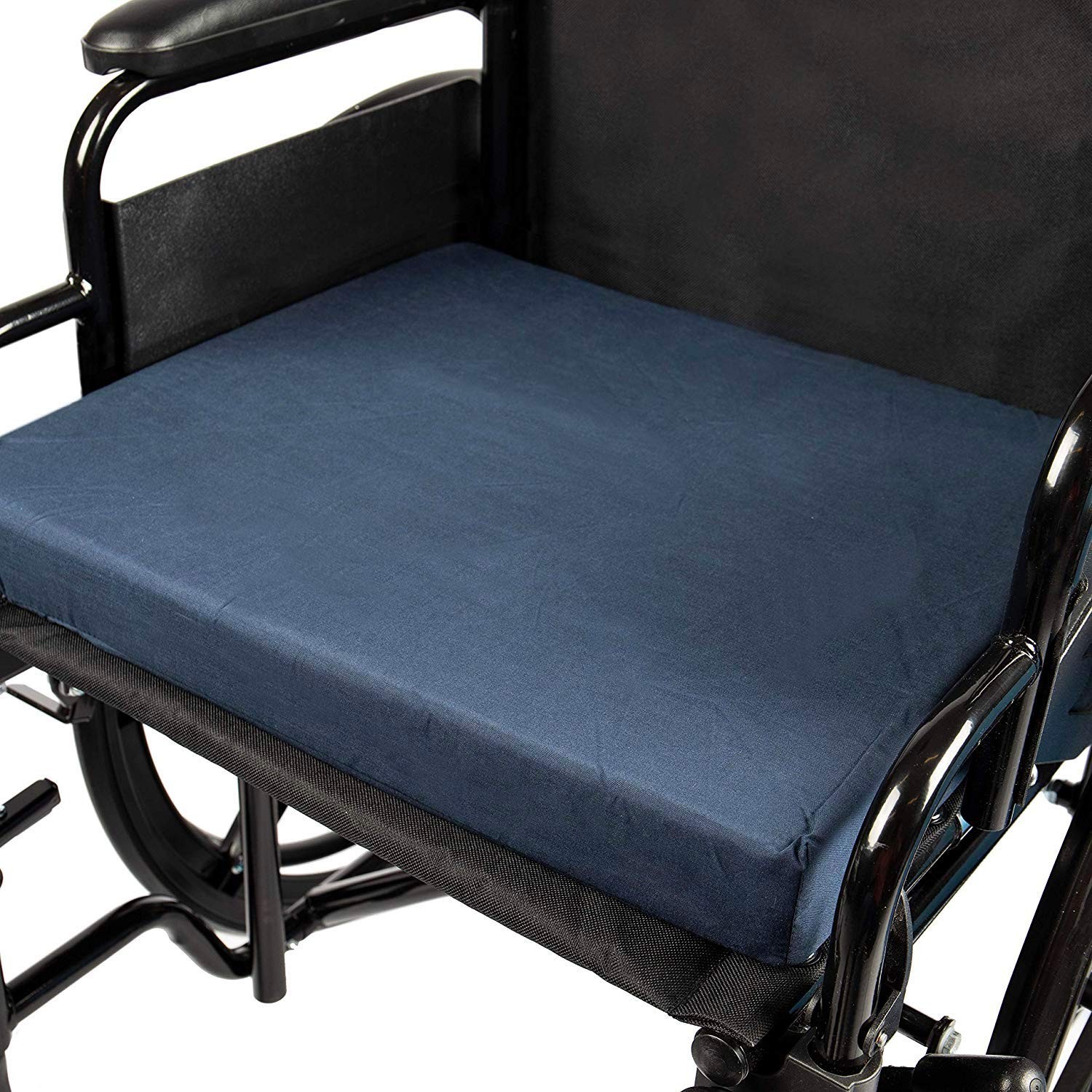 DMI Seat Cushion and Chair for Office Chairs, 2 inch thick, Navy Blue