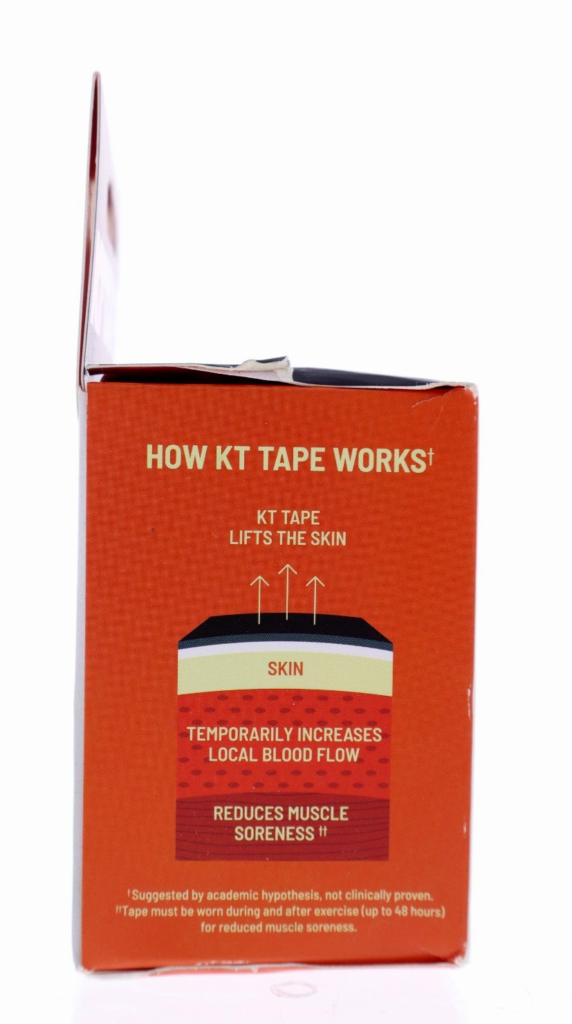 KT Tape Original Elastic Sports Tape – 20 Cotton Strips