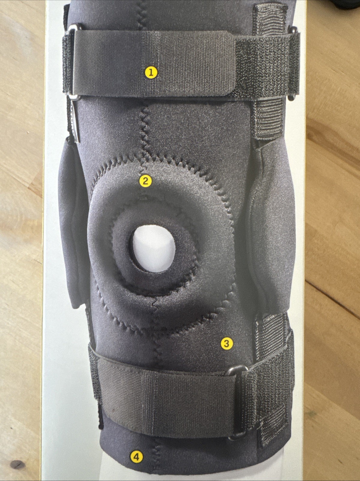 FUTURO Hinged Knee Brace, Adjustable, 48579 FIRM Sprains Medial Lateral Support
