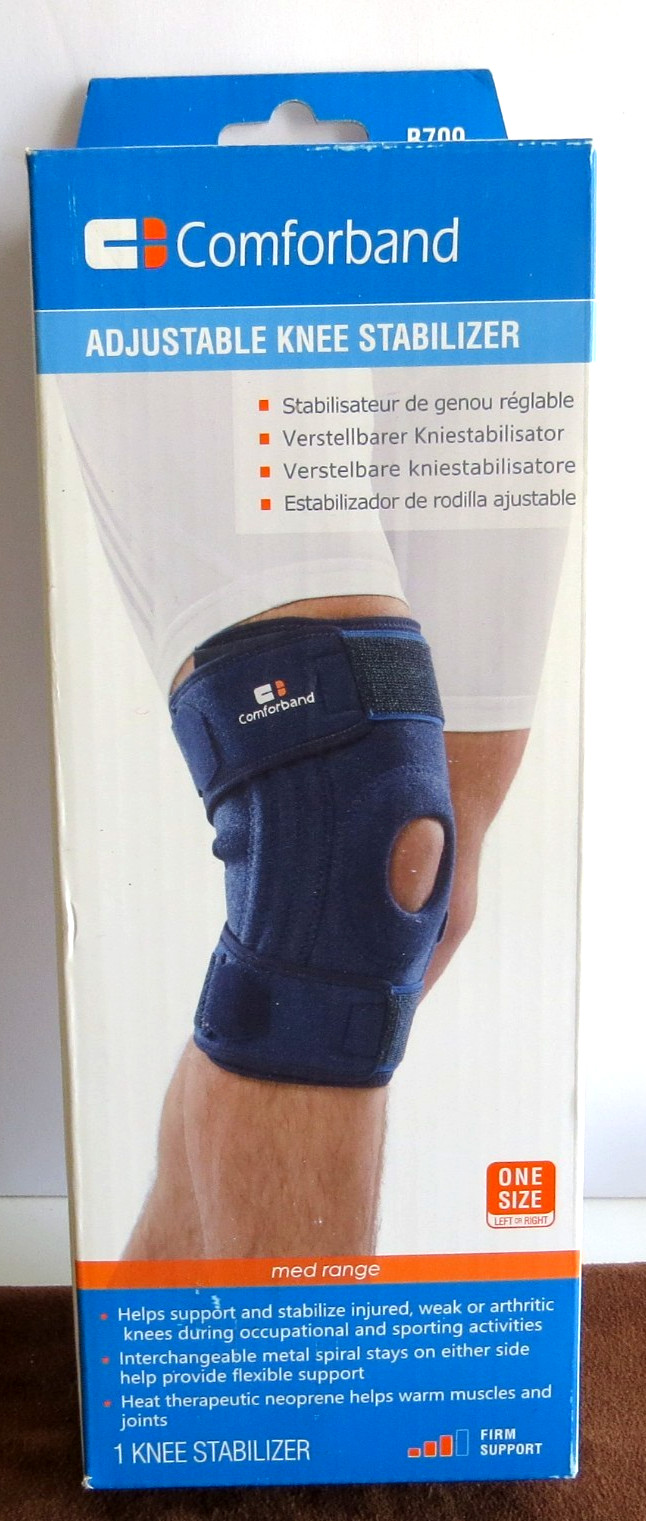Womans Knee Stabilizer Adjustable removable stays SUPPORT DURING ACTIVITIES 1 SZ