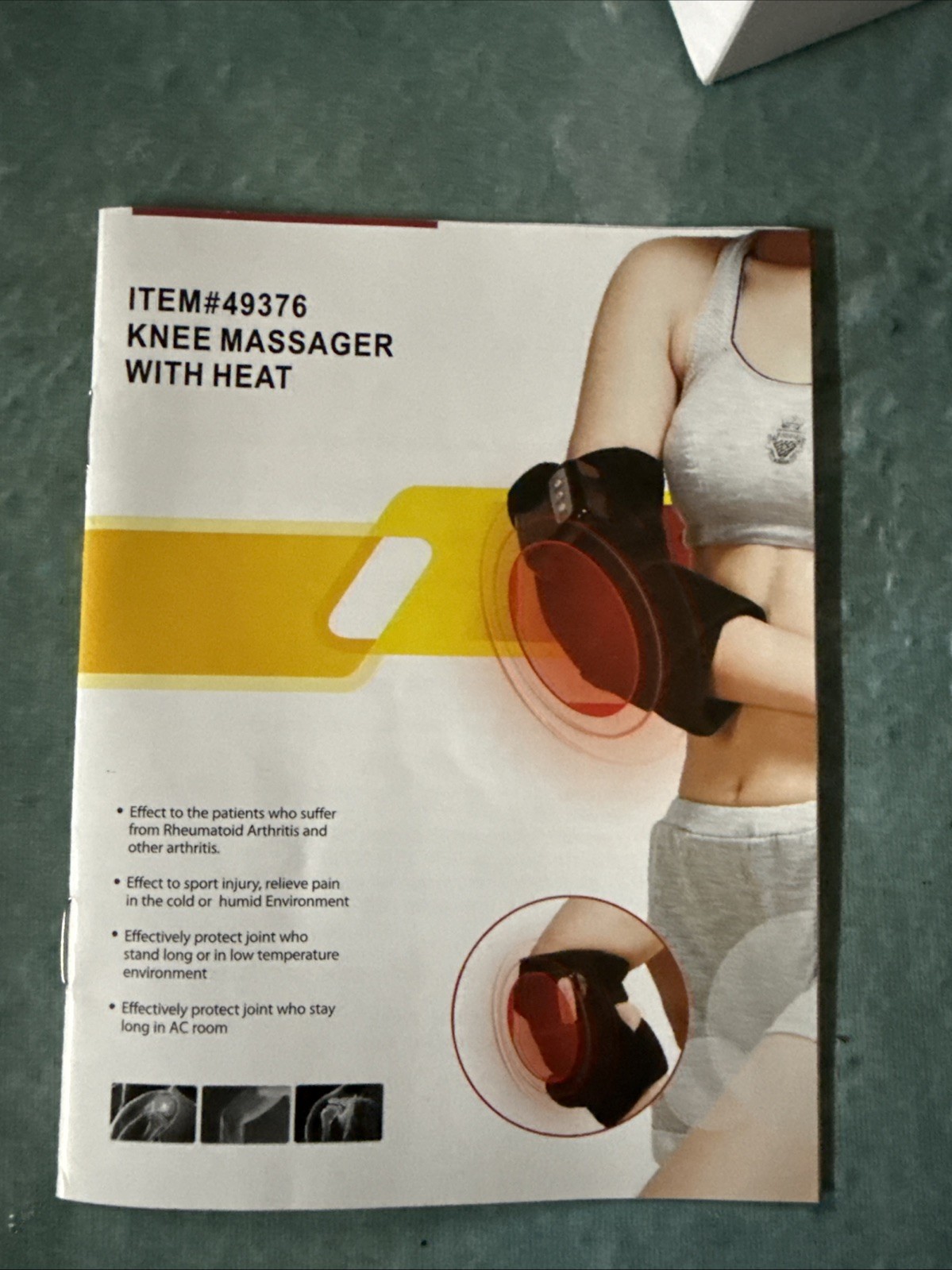 Infrared Joint Hot Massage Apparatus For Arthritis, Injurys, Support, + Warmth