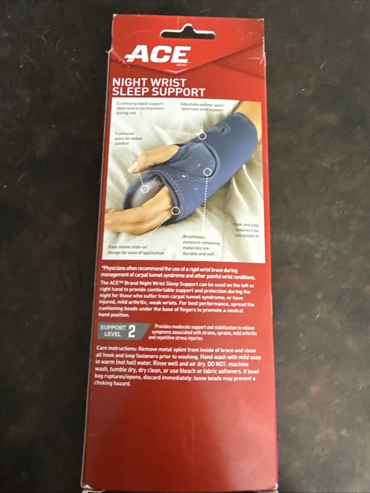 ACE Night Wrist Sleep Support Adjustable 1ct