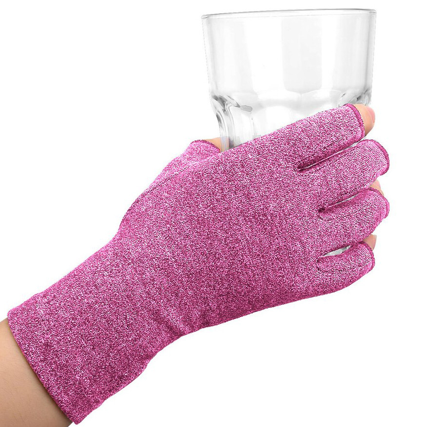 Pink Ladies original Compression Glove 2 Pairs Women Arthritis Gloves