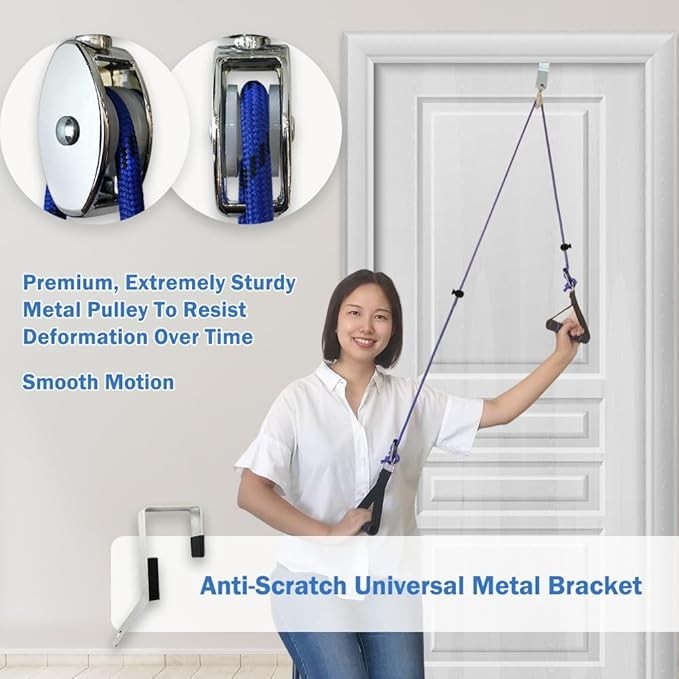 Pulley for Physical Therapy, Pulleys for Shoulder Rehab Over Door,