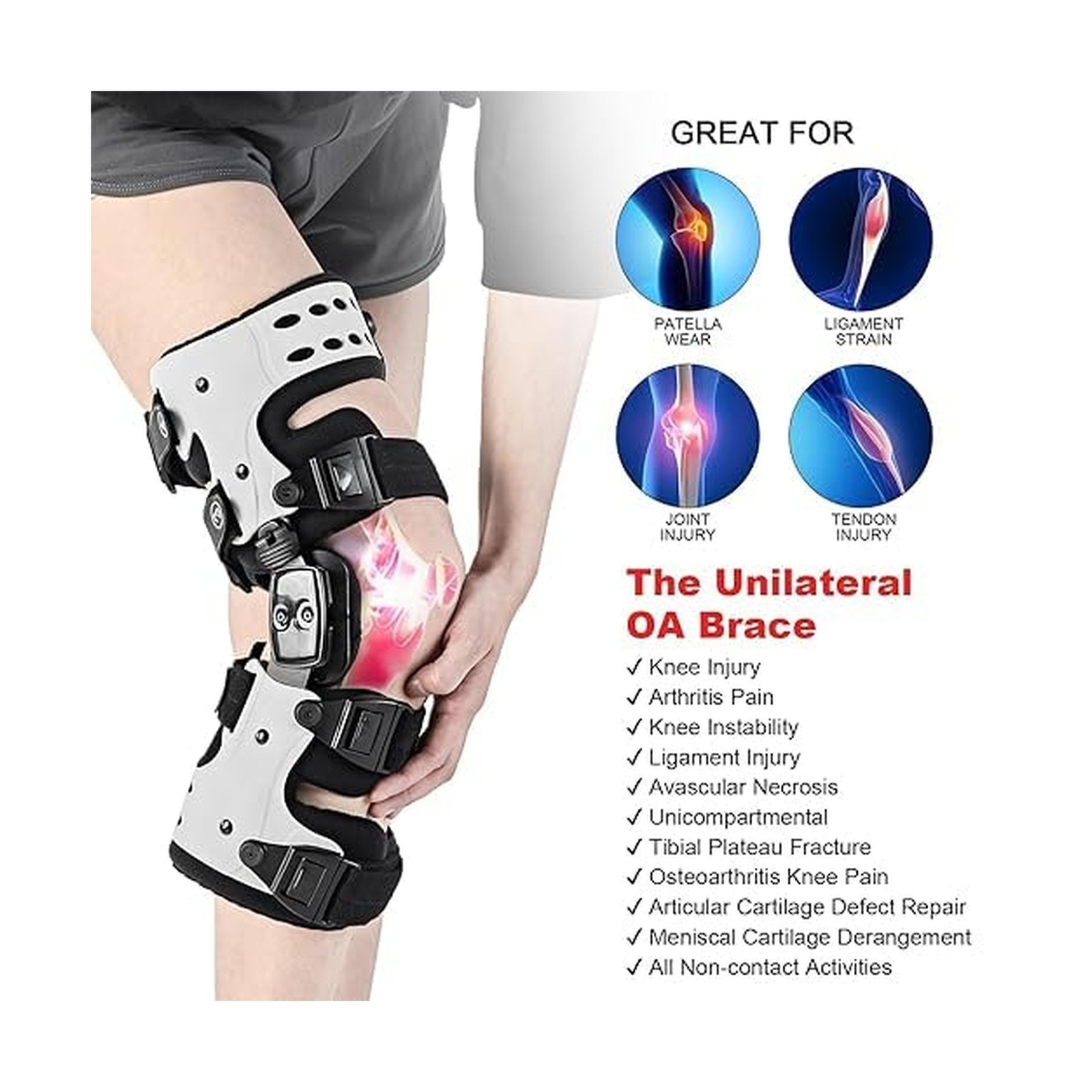 OA Unloader Knee Brace-Unloader Knee Brace for Osteoarthritis, Arthritis Pain…