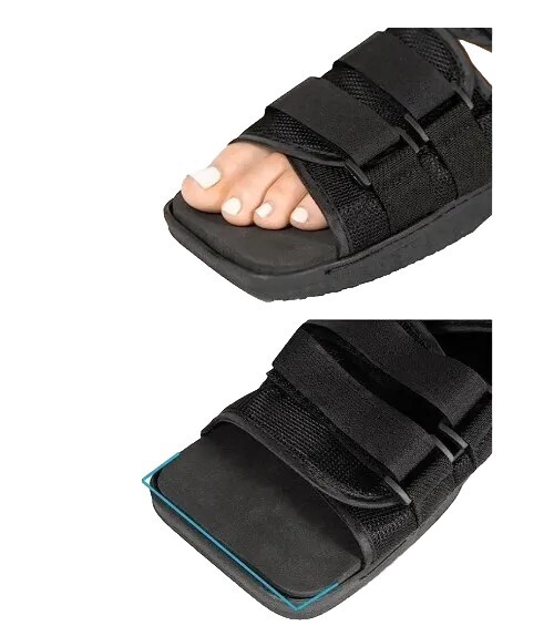 BraceAbility Closed Toe Medical Shoe Lightweight Post-Surgical, W-6.5-8,Kids 5-6