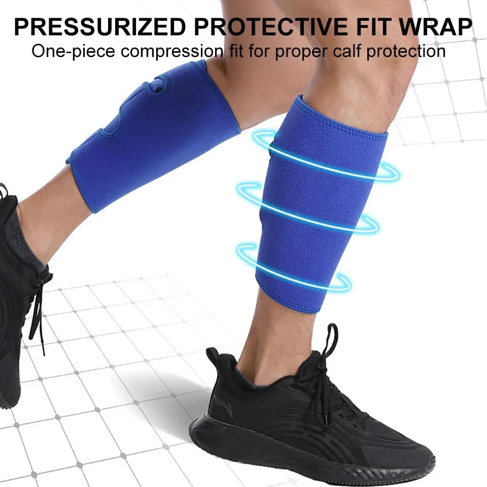1Pcs Adjustable Sport Shin Guard Leg Warmers Sleeve Calf Guards Protect