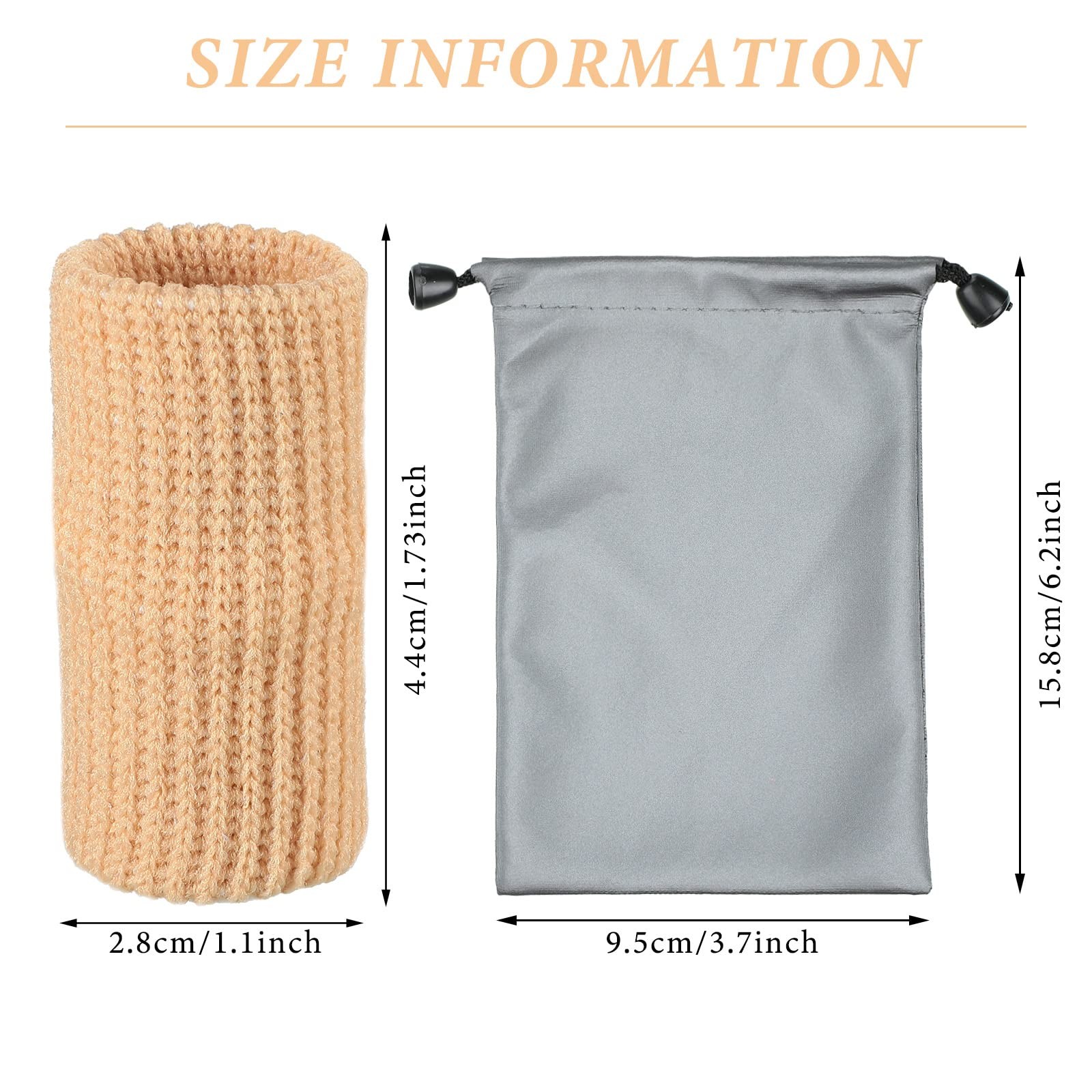 30 Pcs Thumb Compression Sleeves Elastic Breathable Finger Splint Brace Support