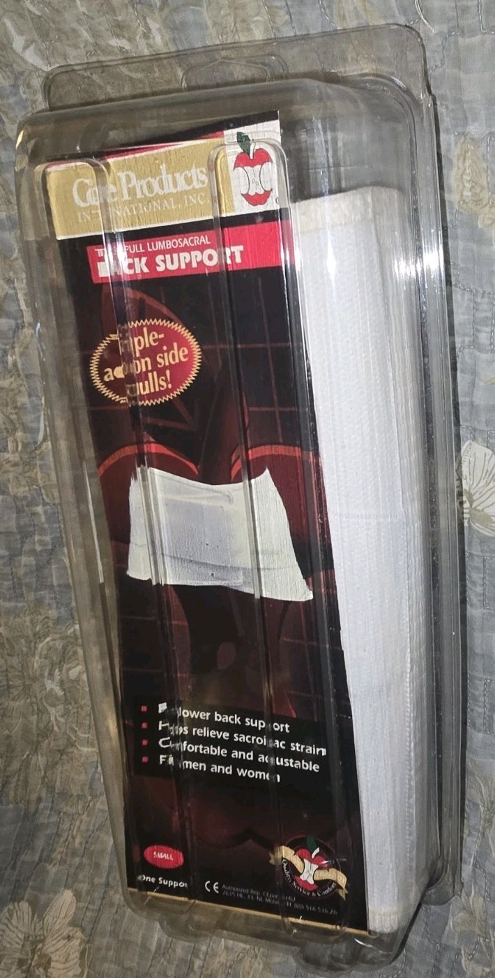 SMALL Core Products Dual Pull CrissCross Lumbosacral Back Support Flexible Belt