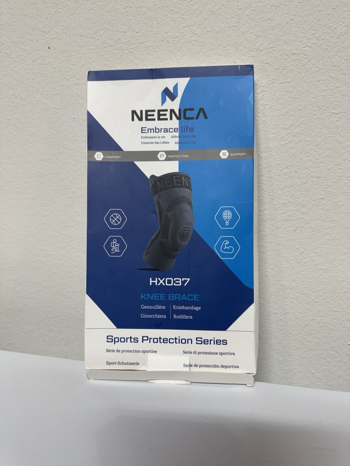 NEENCA Professional Knee Brace – Black, X-Large (HX051)